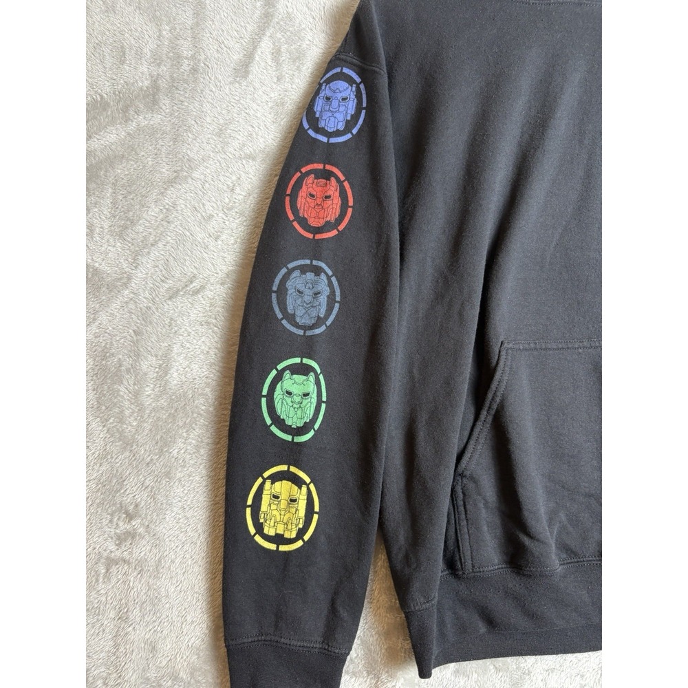 VOLTRON Legendary Defender Hoodie Black Pullover Adult Size Small - Picture 12 of 16